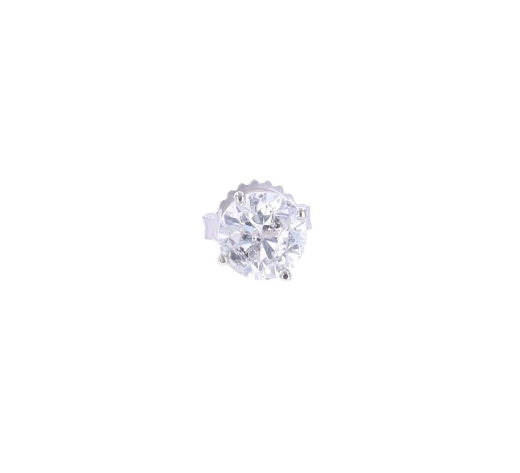 1.97ct Diamond & 14k White Gold Stud Earrings