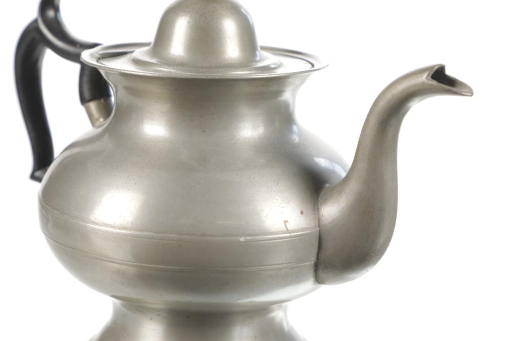 Boardman Warranted Pewter Teapot c. 1820-30s