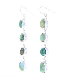 Navajo Silver Sierra Bella Turquoise Earrings