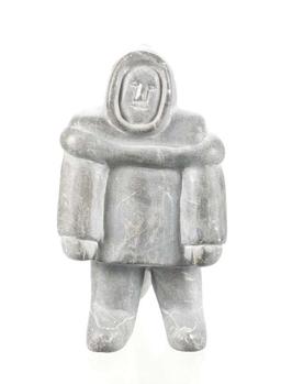 Eskimo K. Kumak Soapstone Native Hunter c. 1970s