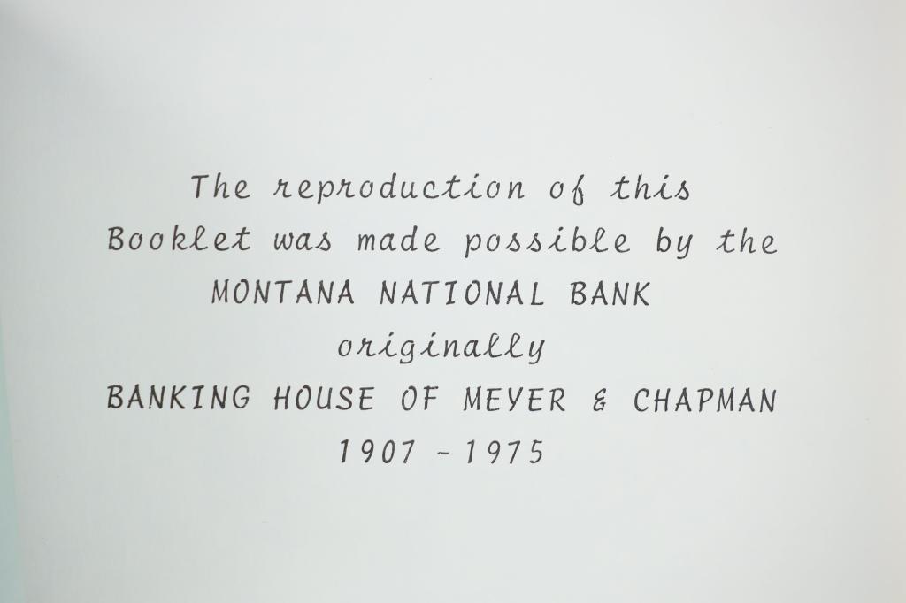 Montana & Yellowstone Park Ephemera Booklets