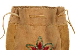 Apsáalooke Crow Hide Beaded Pouches c. 1960's