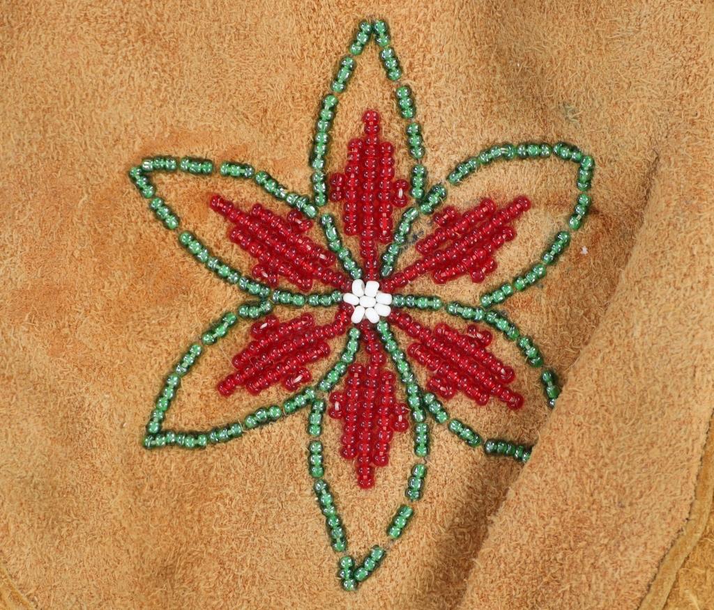 Apsáalooke Crow Hide Beaded Pouches c. 1960's