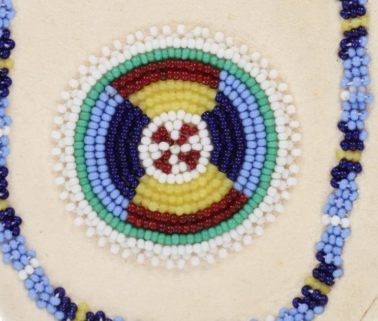 Apsáalooke Crow Hide Beaded Pouches c. 1960's