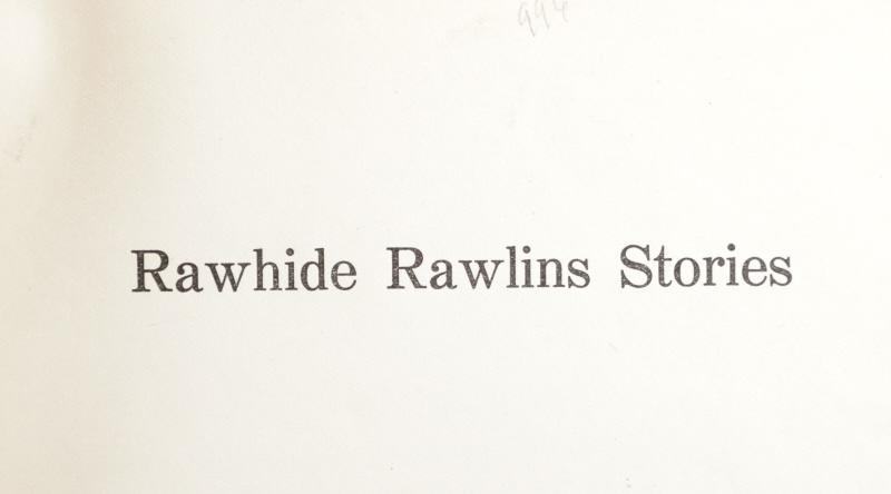 Charles Russell "Rawhide Rawlins Stories" 1st Ed