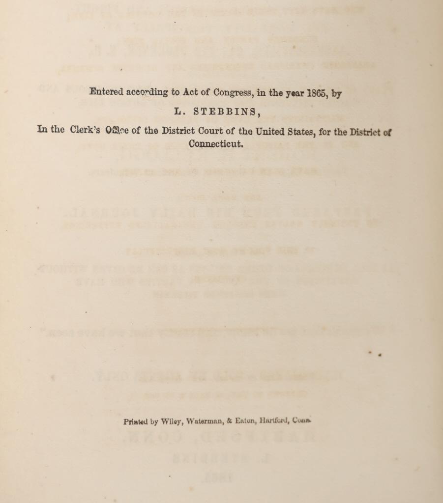 1st Ed. "Life and Death in Rebel Prisons" 1865