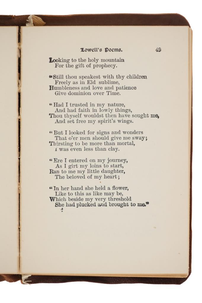 Lowell's Poems circa 19th Century