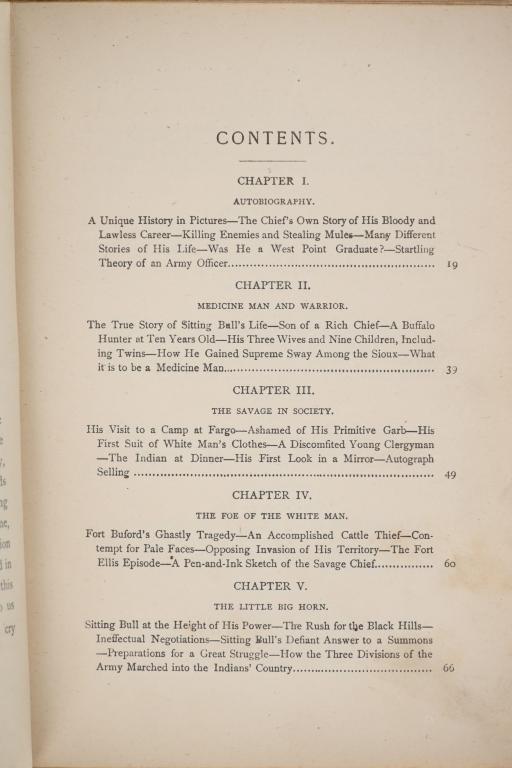 Rare Salesman Sample Sitting Bull & The Indian War