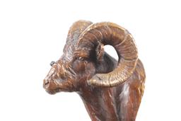 "Bighorn Ram Bust" Bronze By Dave Hodges