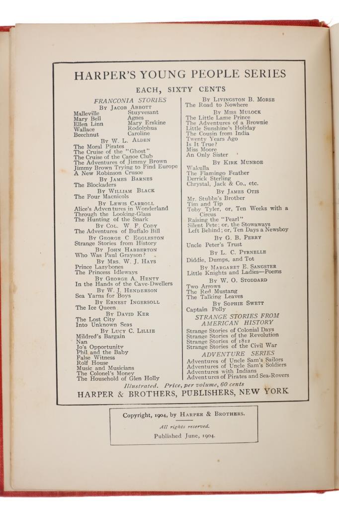 1st Edition "Adventures of Buffalo Bill" 1904