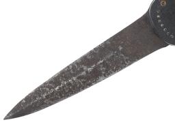 American Dag Fighting Knife - Silver Spotted