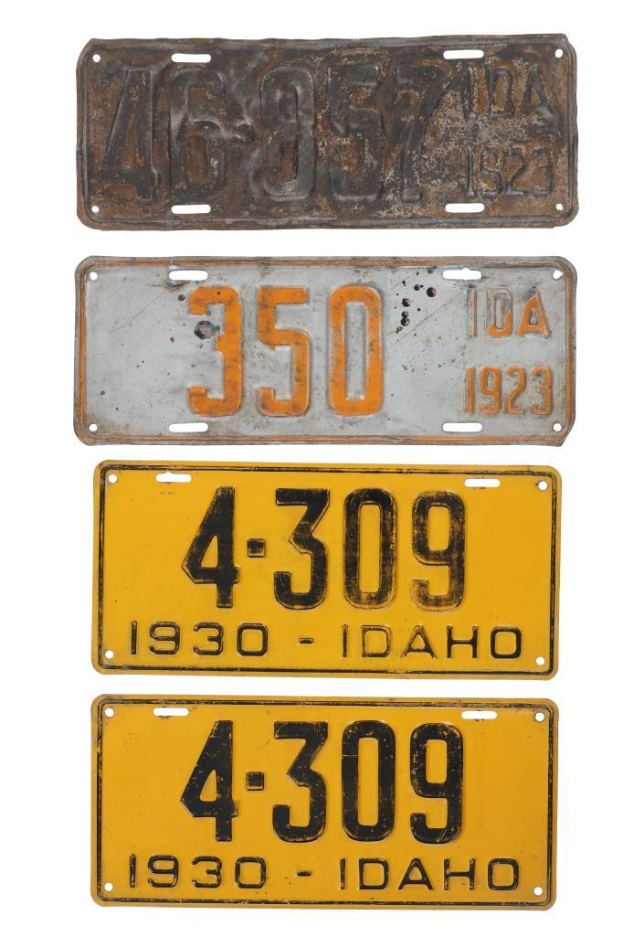 Original Idaho License Plates c. 1919-1954 (15)