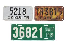 Original Idaho License Plates c. 1919-1954 (15)