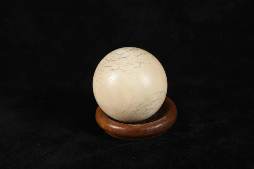 Solid Ivory Decorative or Billiard Balls 19th C.