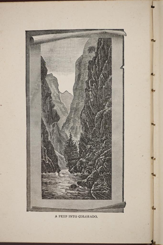 1888 Illustrated Digging Gold Among the Rockies