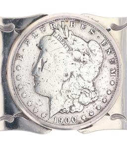 Bell Trading Post Nickel Silver Morgan Belt Buckle