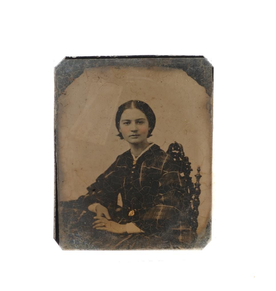 Four Portrait Daguerreotypes & Frames 1860-90s (4)