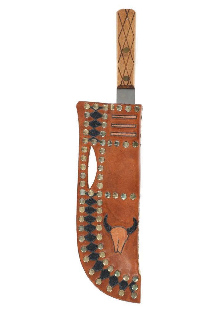 Russell Green River Works Knife & Leather Sheath