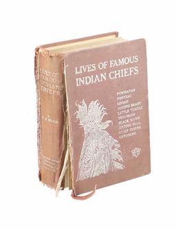 1st Ed. "Lives of Famous Indian Chiefs", Wood