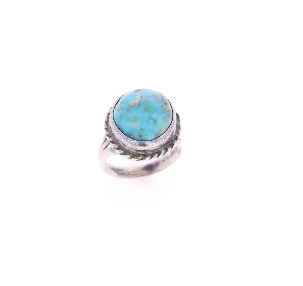 Vintage Turquoise Ring Collection, ca. 1940s-1970s