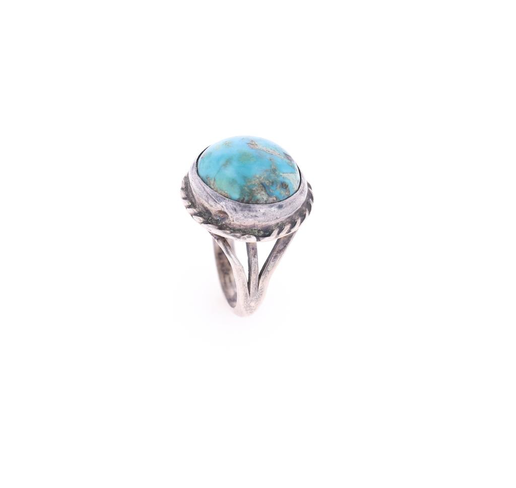 Vintage Turquoise Ring Collection, ca. 1940s-1970s