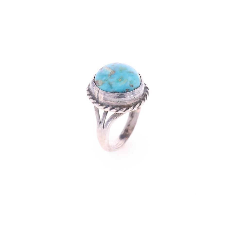Vintage Turquoise Ring Collection, ca. 1940s-1970s