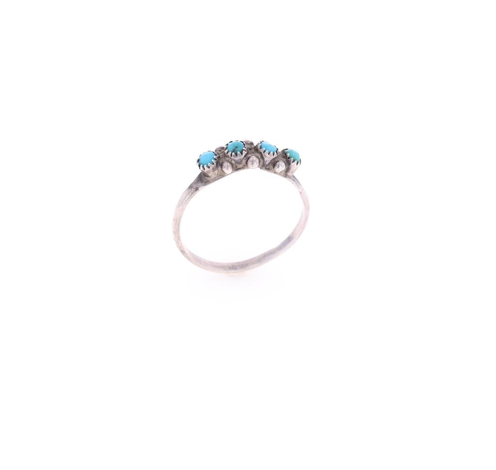 Vintage Turquoise Ring Collection, ca. 1940s-1970s