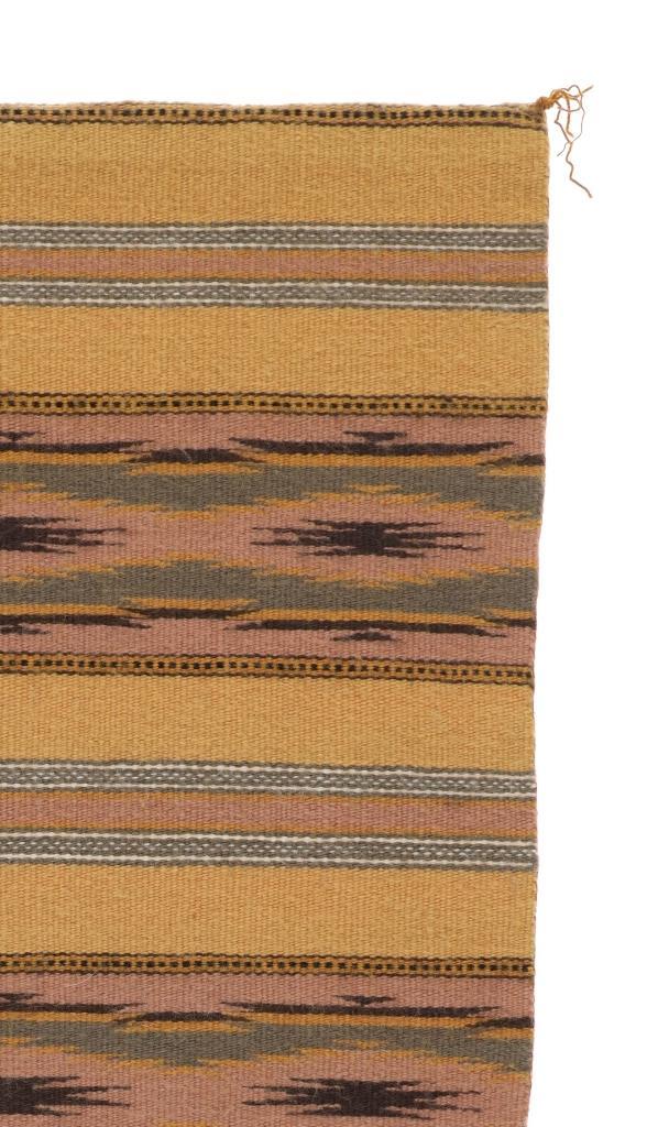 Navajo Mary Ann Roan Wide Ruins Rug c. 1975