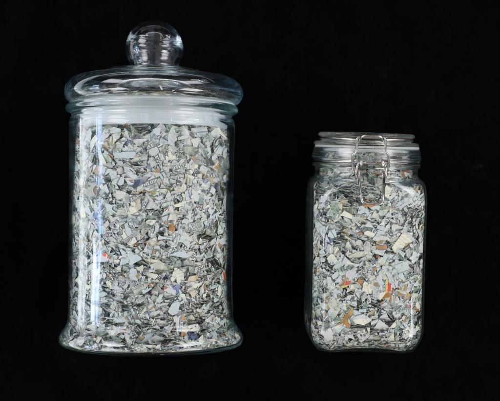 Shredded U.S. 100 Dollar Bills Approx. $250,000