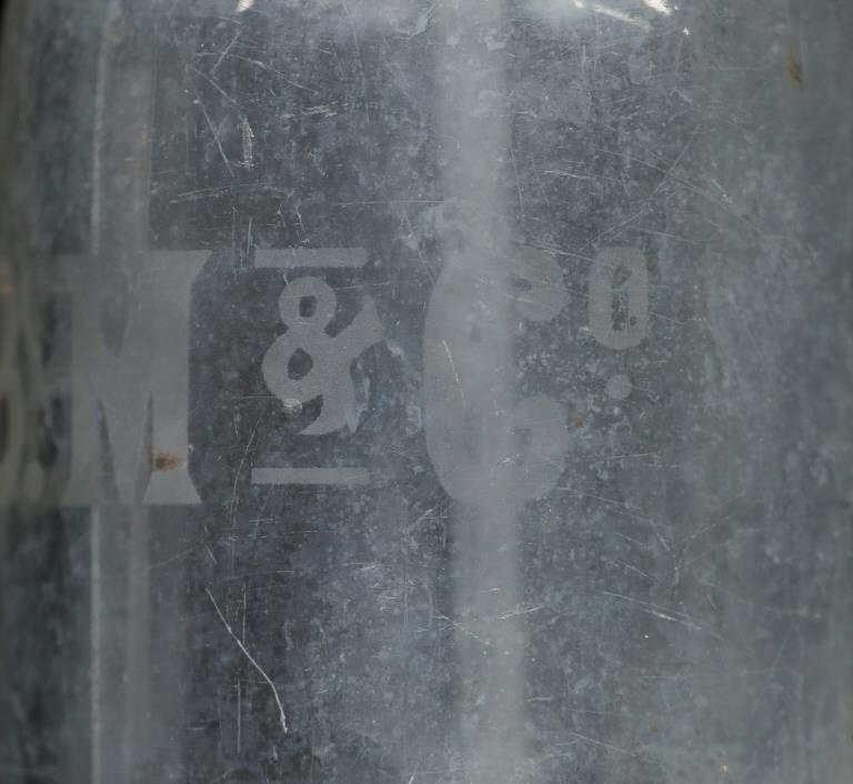 B.M. & Company Glass Seltzer Bottle c. 1930-40s