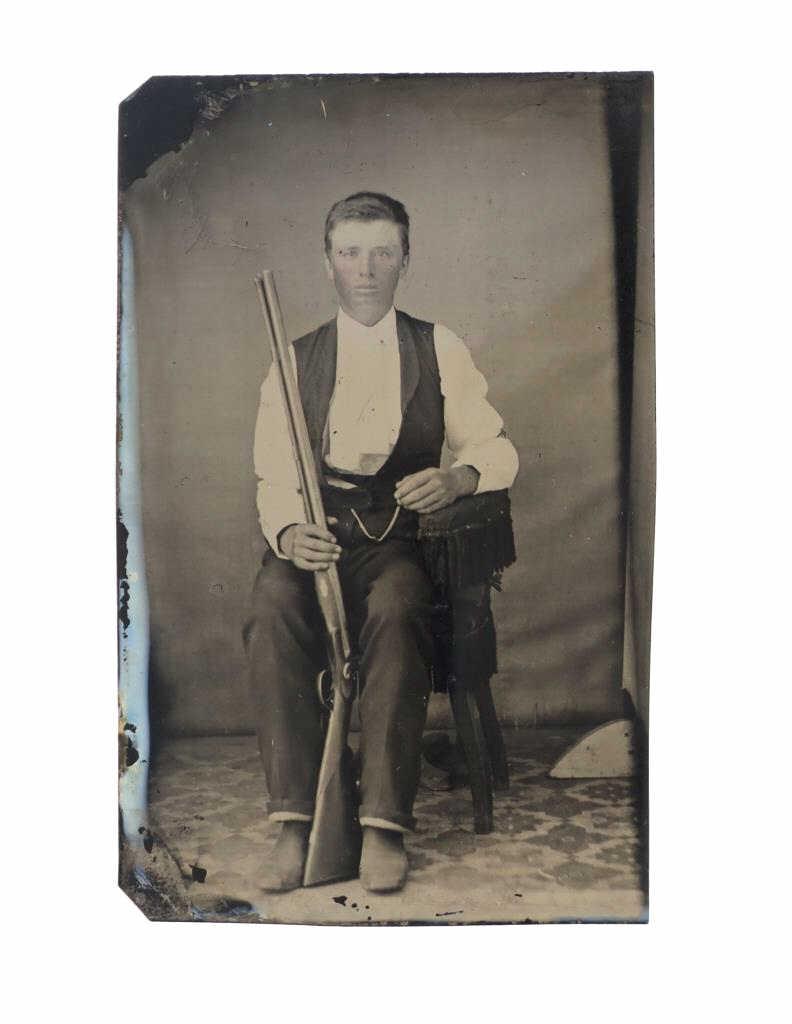 American Male Hunter's Professional Tintypes c1870