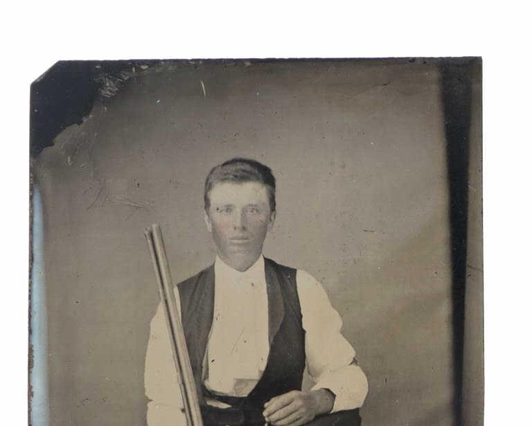 American Male Hunter's Professional Tintypes c1870