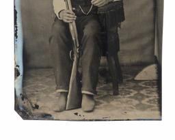 American Male Hunter's Professional Tintypes c1870