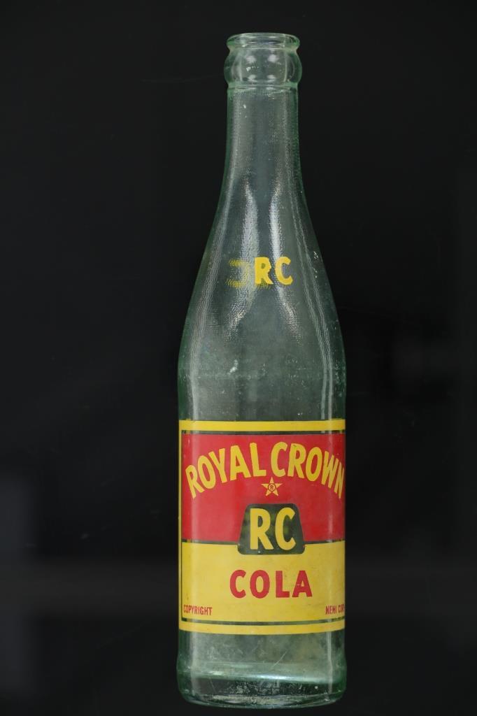 Nehi / Royal Crown Three Glass Bottles 1930-60s