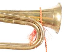 CSA Civil War Brass Bugle Replica