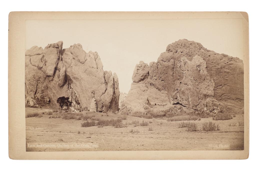 W.E. Hook Garden of the Gods Cabinet Card Photos