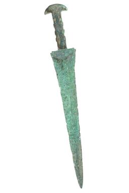 Ancient Luristan Bronze Short Sword 1000-600 B.C.