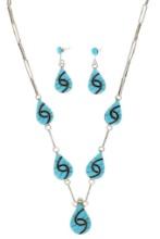 Zuni Amy Weslay Sterling Silver Turquoise Jewelry