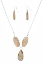 Navajo J. Begay Sterling Silver Agate Jewelry
