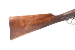 Belgian Coleman .12 Ga Damascus Shotgun 1800's