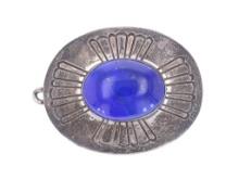 Navajo Tommy Jackson (B. 1958) Lapis Lazuli Buckle