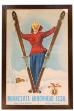 Flexible Flyer Lithograph Advertisement 1940