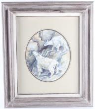 Mountain Goat Watercolor Original by Brad Bylund