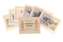 Rare "Portfolio Of Six Western Prints", Remington