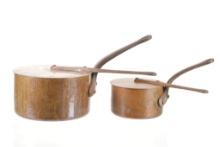 Ca. 1930- E. Dehillerin Paris, France Copper Pans