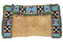 19th-century Sioux Beaded Tipi Bag