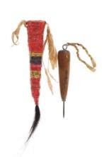 Northern Plains Fully Quilled Awl Case ca. 1950s
