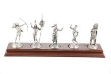 Don Polland Limited Ed. "Five Chiefs" Fine Pewter