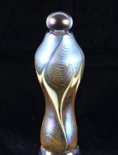 Art Deco Brian Maytum Blown Glass Perfume Bottle