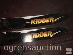 Sports - Water ski's - Vintage combo dual & slalom, Kidder Impact